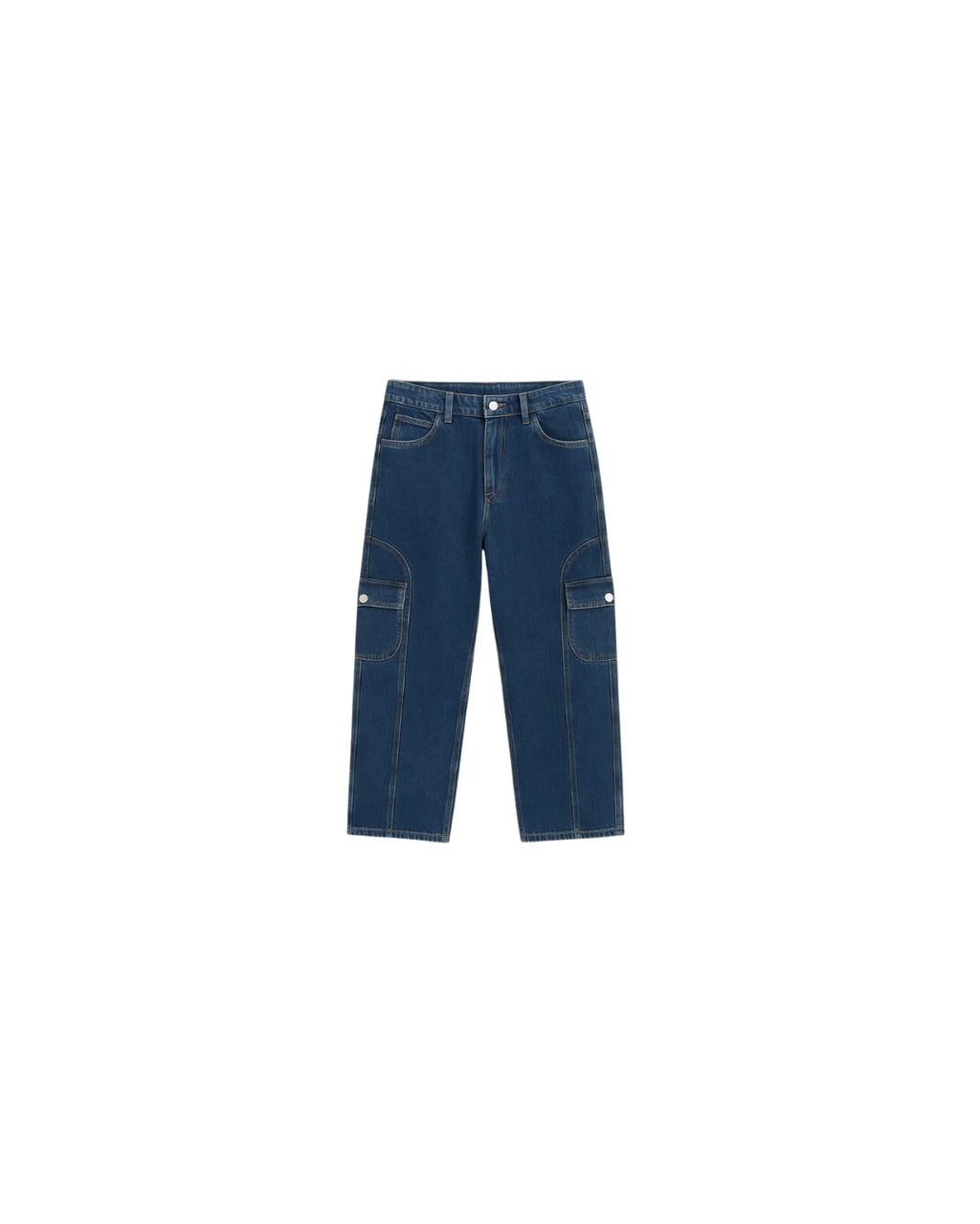 Indigo blue 6 pocket jeans for men