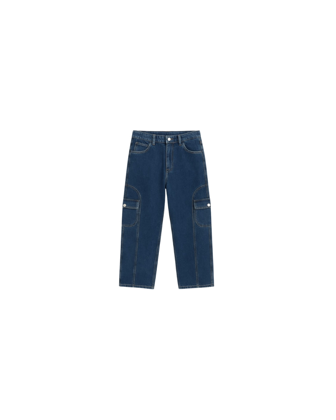 Indigo blue 6 pocket jeans for men