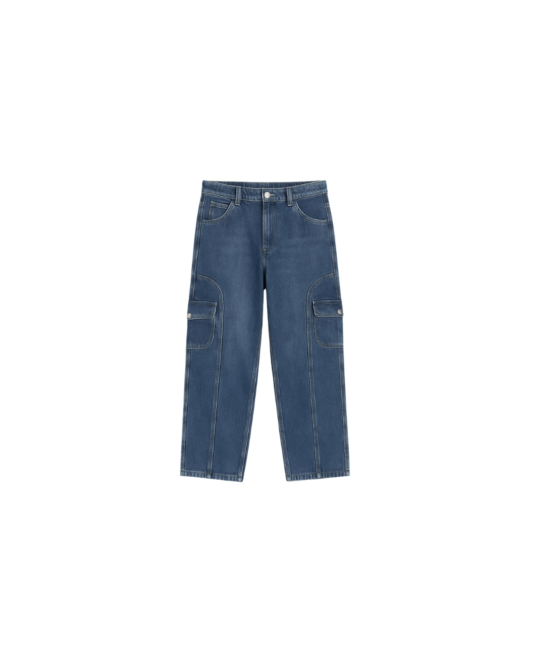Blue 6 pocket Jeans for men