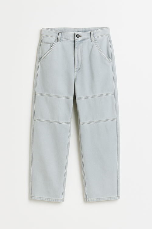 Ice blue jeans for men