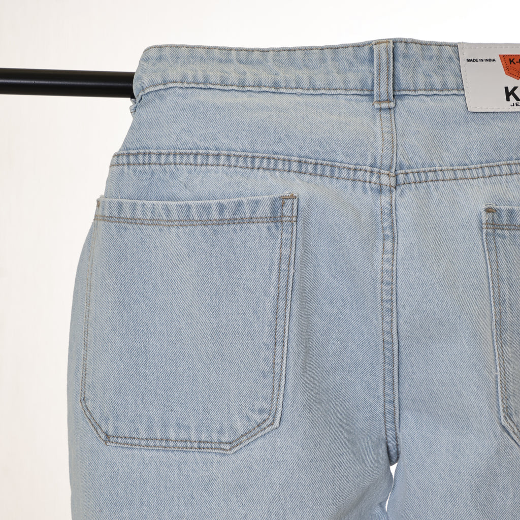 Ice blue jeans for men