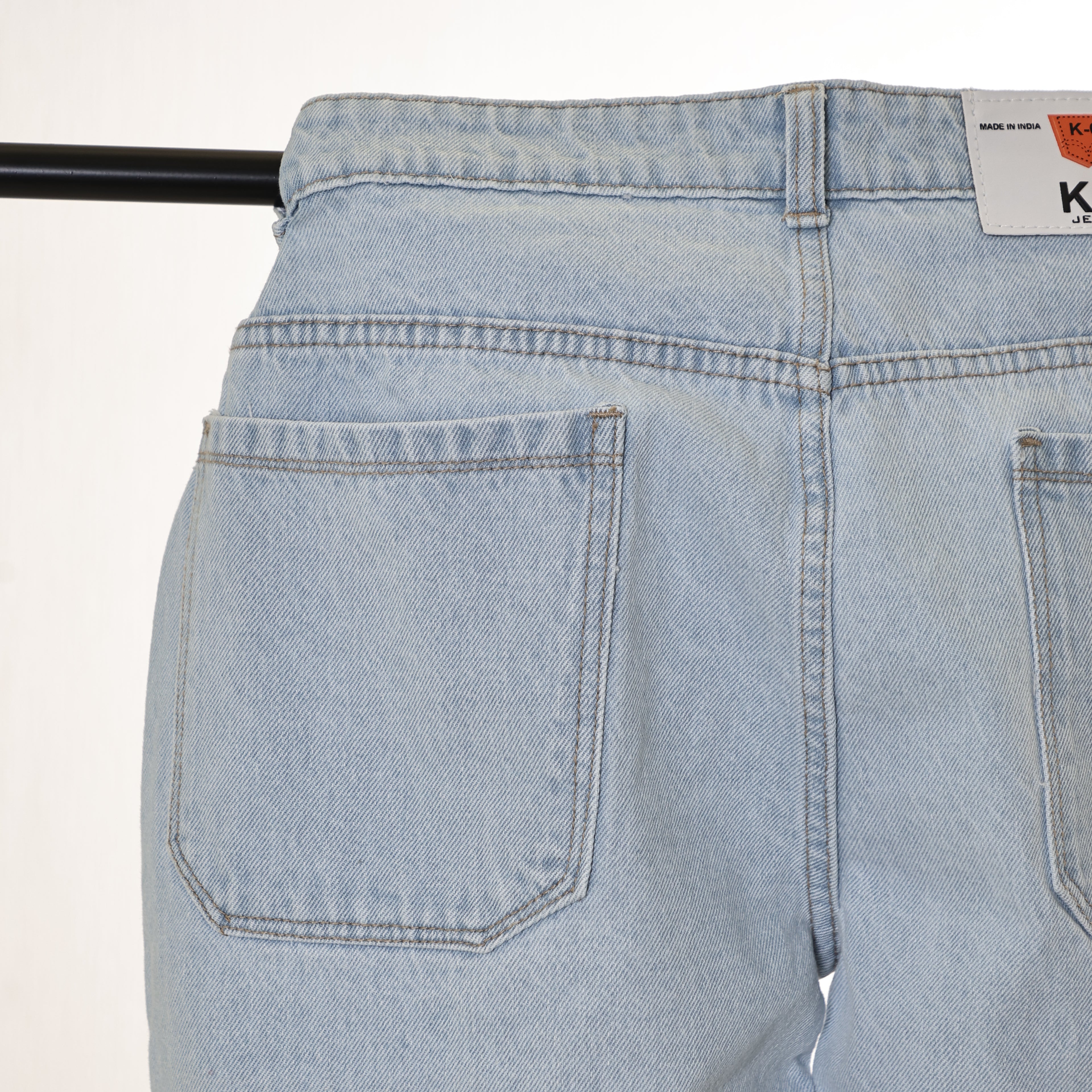 Ice blue jeans for men